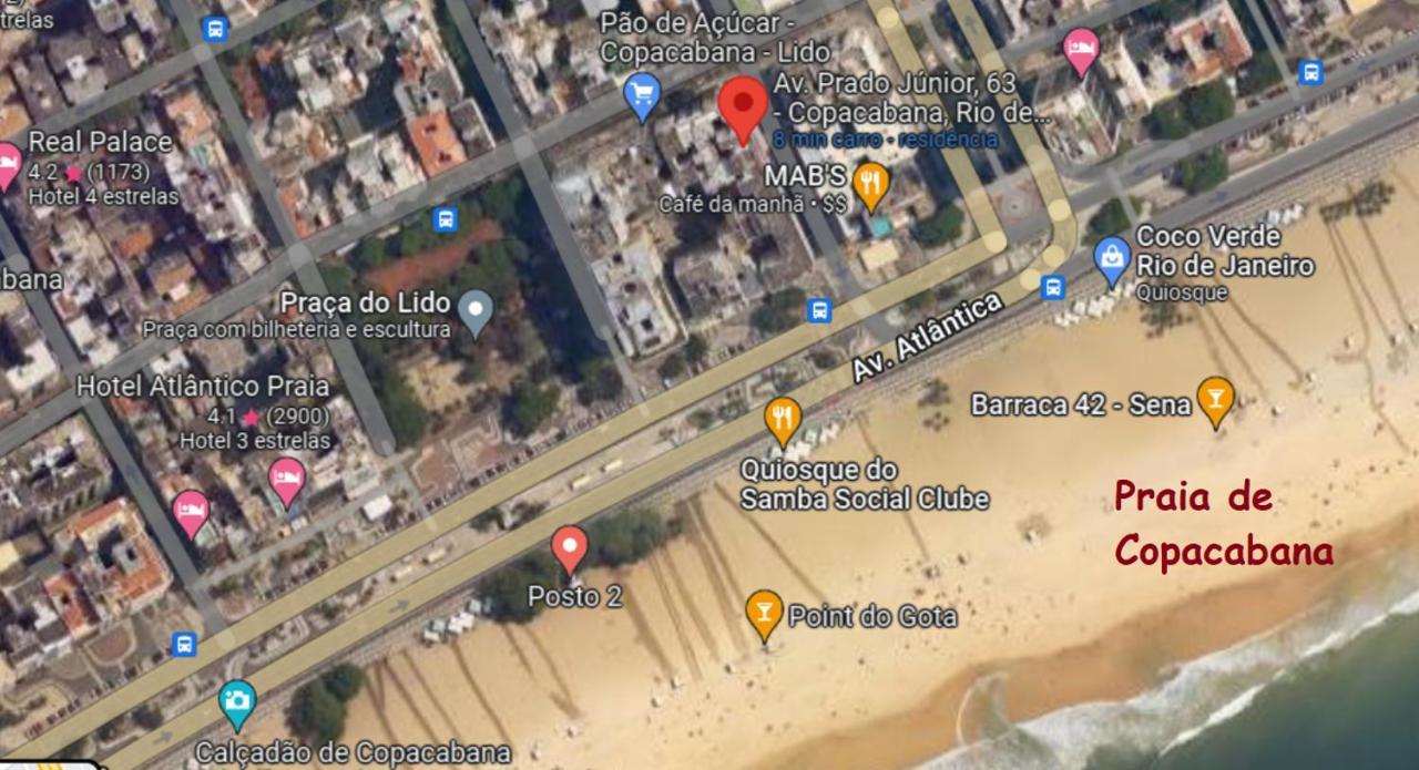 Apartmán Apartamento Em Copacabana Na Quadra Da Praia Rio de Janeiro Exteriér fotografie